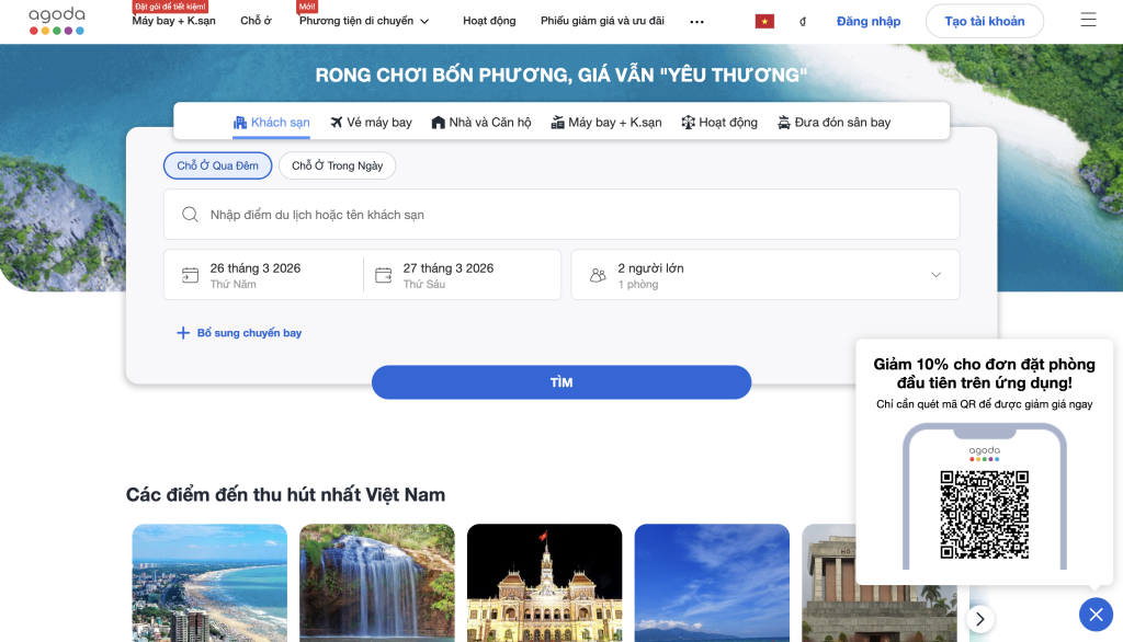 OTA trong khách sạn và direct booking