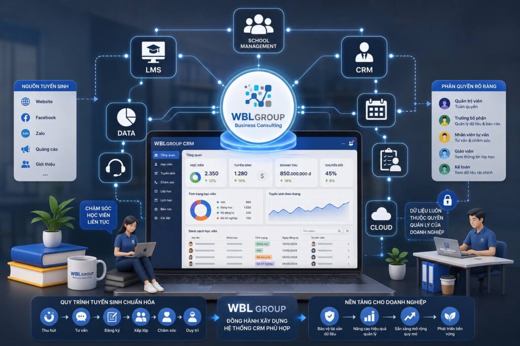 Dữ liệu học viên là tài sản công ty