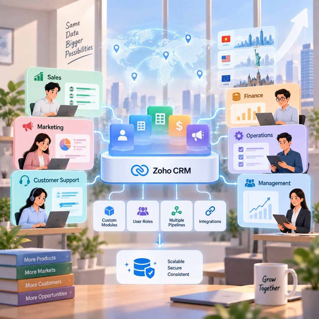 Kiến trúc hệ thống CRM