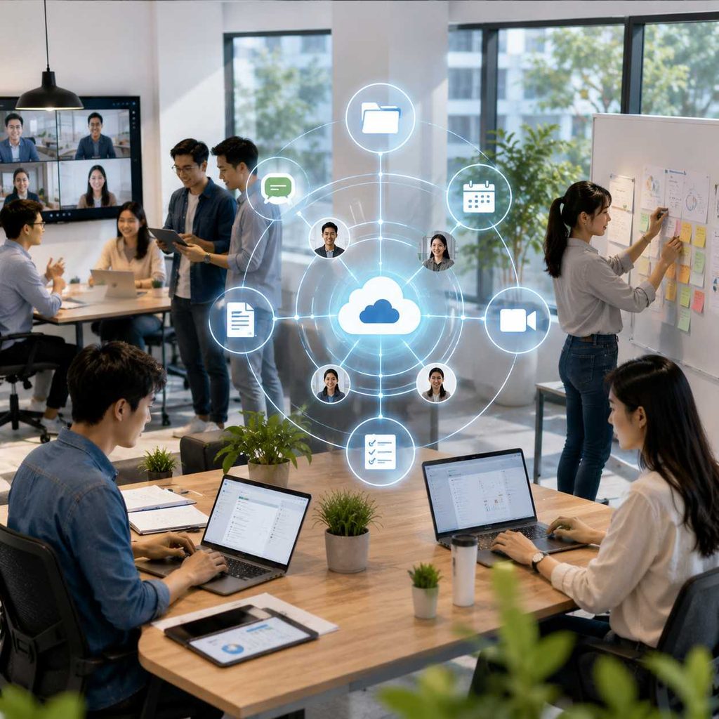 Mặt tiền số và văn phòng số ; Digital Front Door and Digital Office